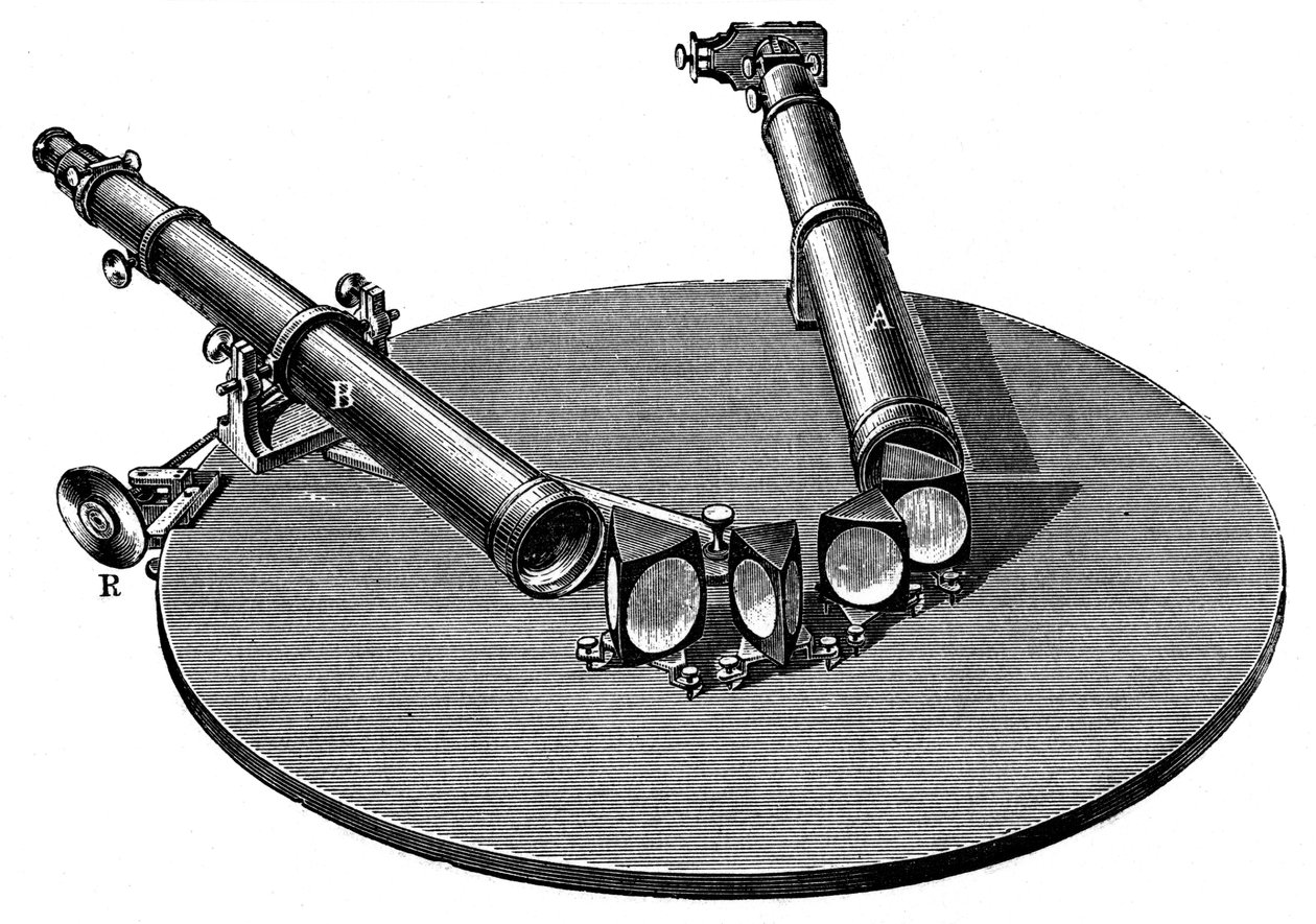 Spektroskop, 1872 av Unbekannt