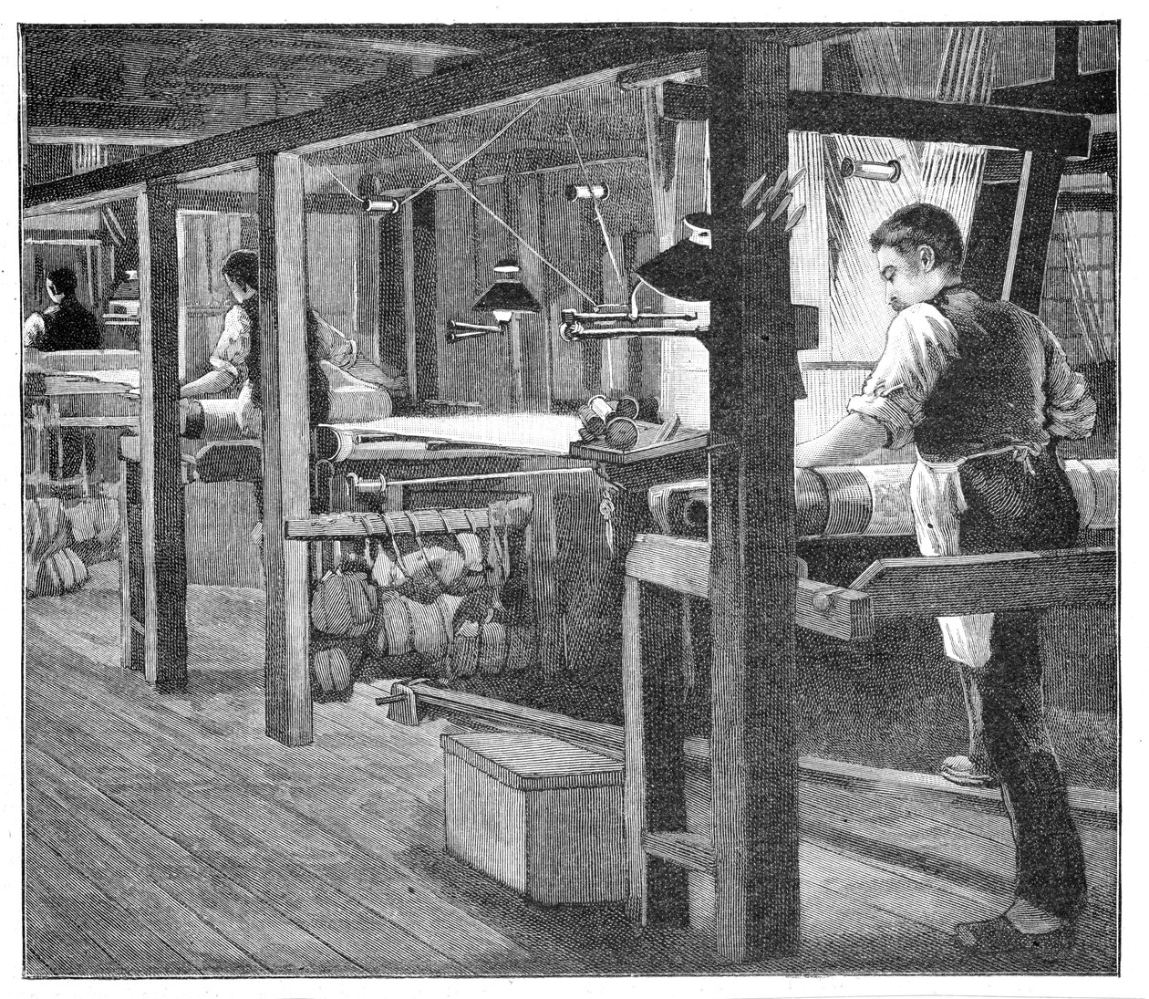 Spitalfields sidenvävare, 1893 av Unbekannt