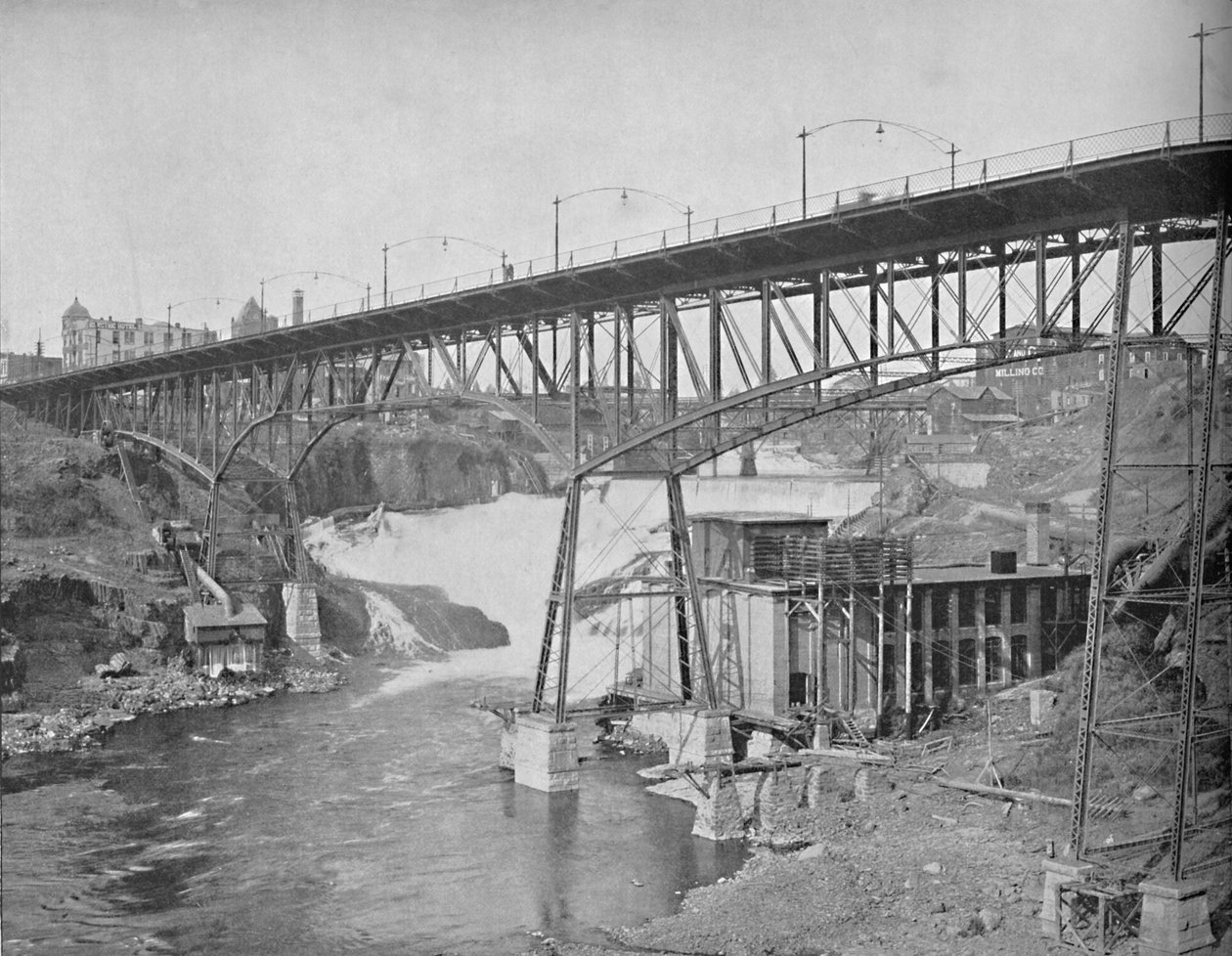 Spokane Falls, Washington, c1897. av Unbekannt