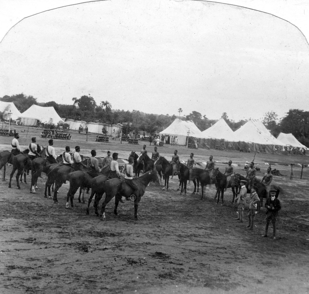 Sportdag i Narsampet, Indien, 1905 av Unbekannt