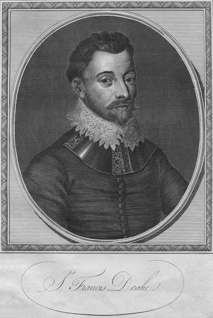 Herr. Francis Drake, 1786. av Unbekannt