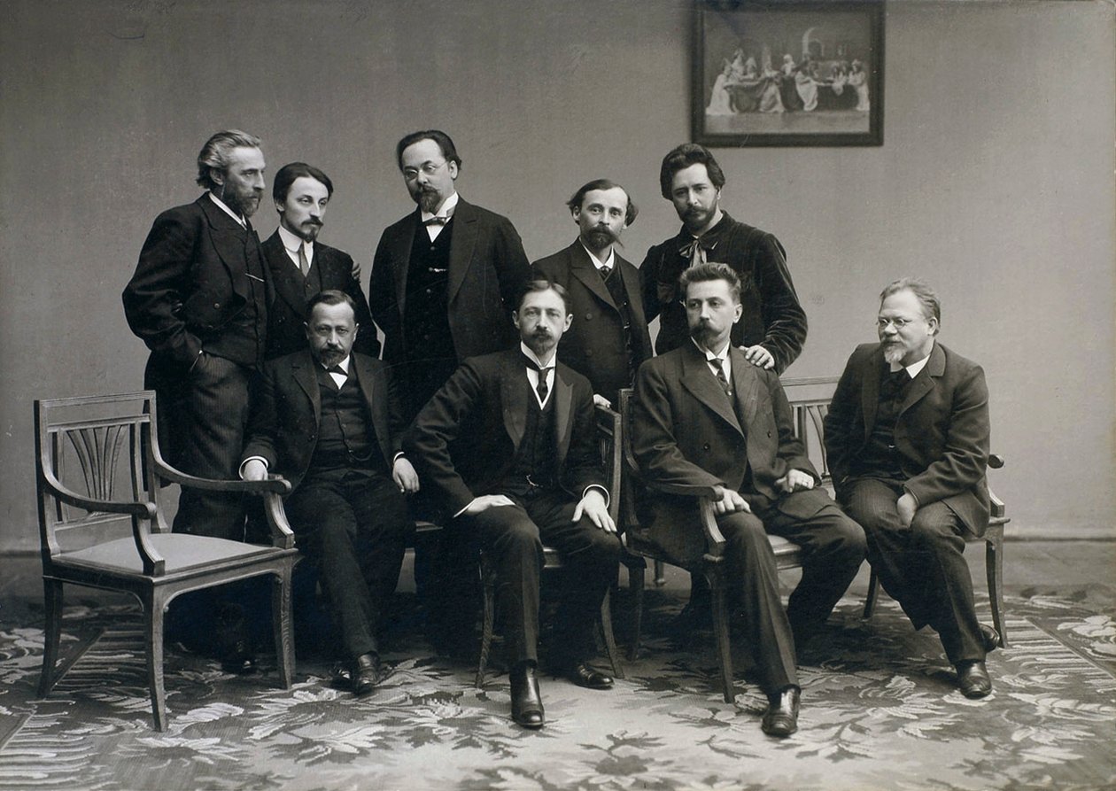 Sreda onsdag, rysk litterär grupp, 1890-talet av Unbekannt
