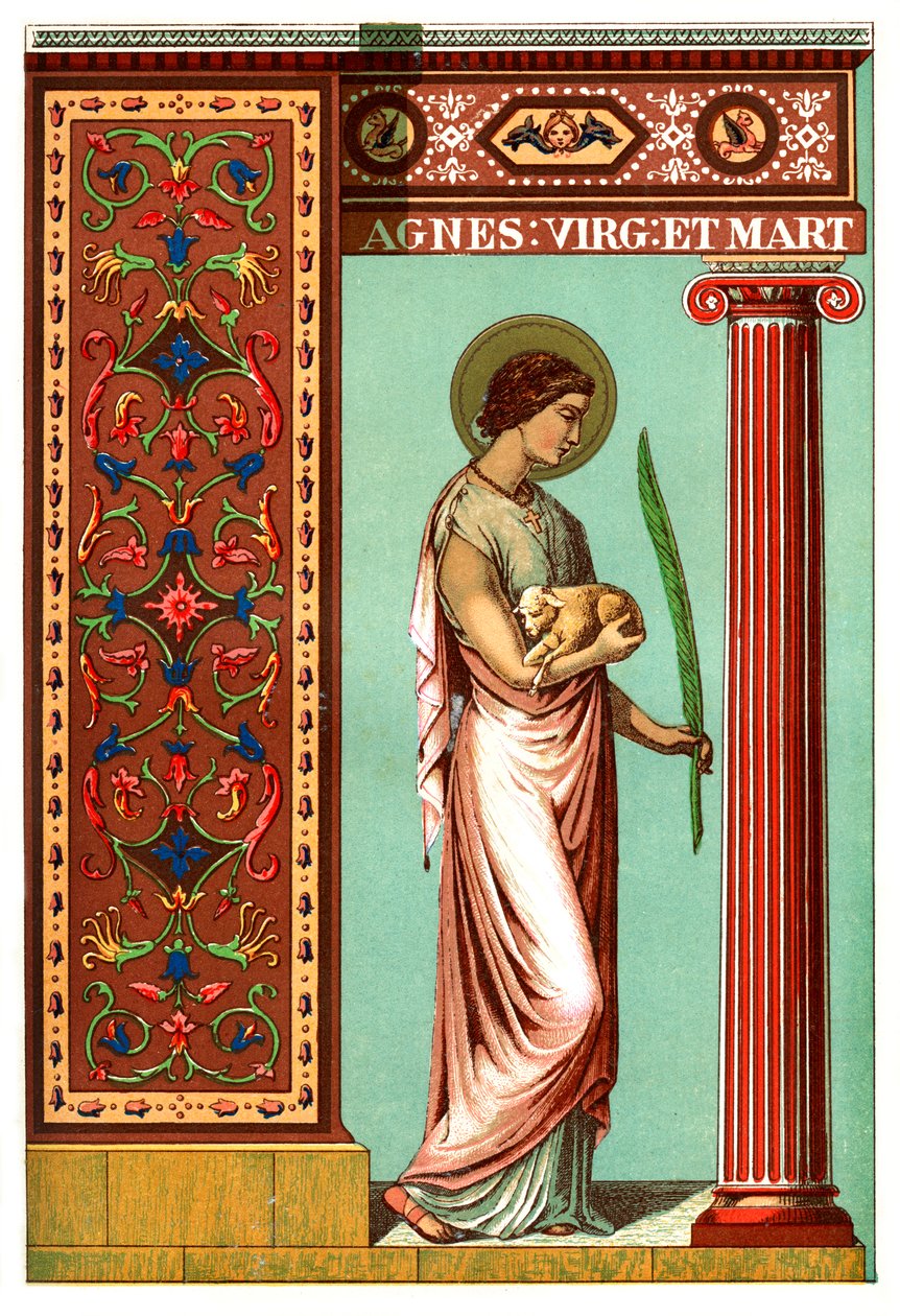 St Agnes, 1886 av Unbekannt