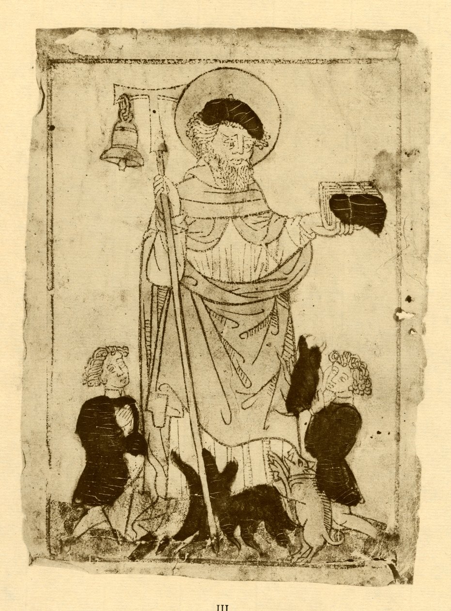 St. Antonius Eremiten, 1915. av Unbekannt