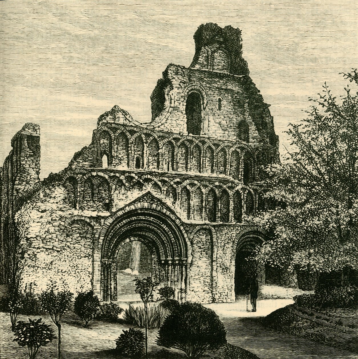 St. Botolphs Priory, 1898. av Unbekannt