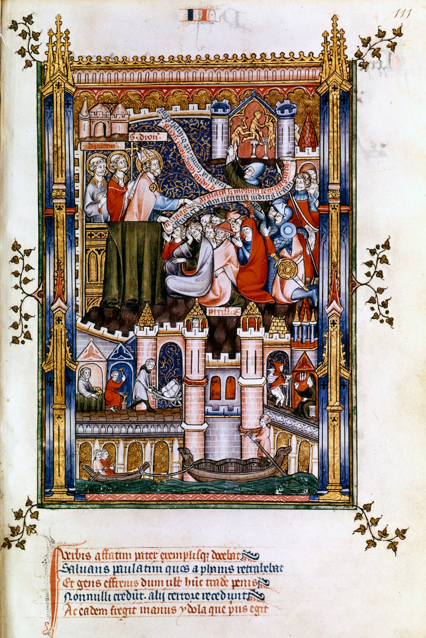 St Denis predikar, 1317 av Unbekannt