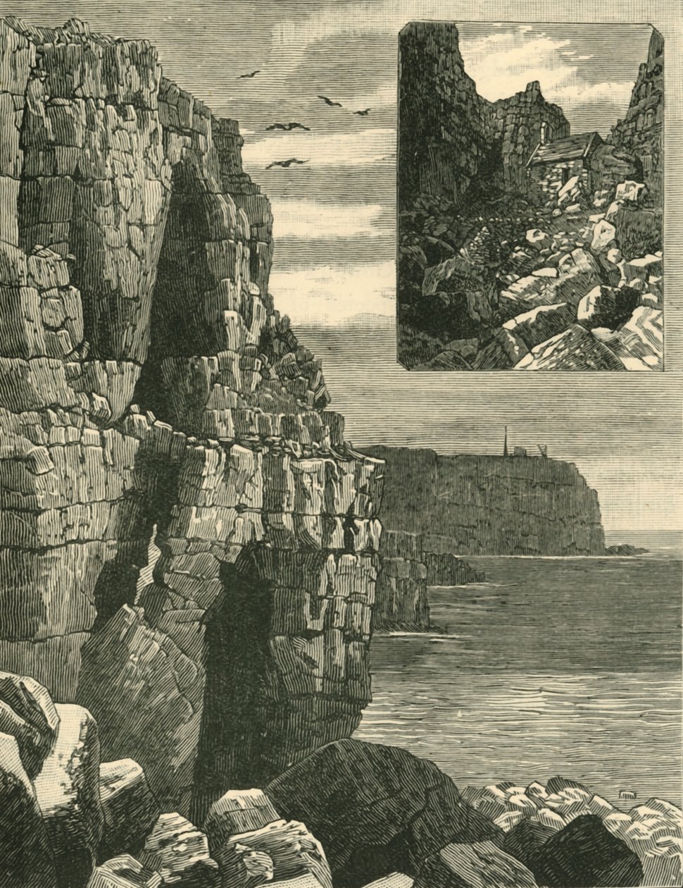 St. Gowans huvud och kapell, 1898. av Unbekannt