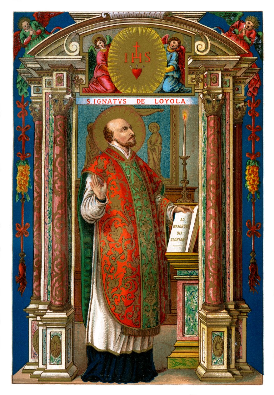 St Ignatius av Loyola, 1886 av Unbekannt