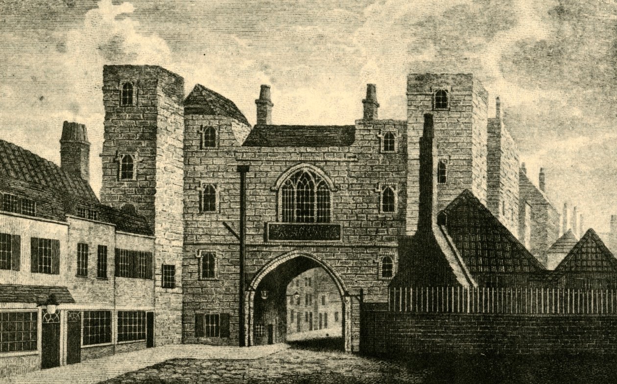 St. Johns Gate, Clerkenwell, 1813, 1925. av Unbekannt