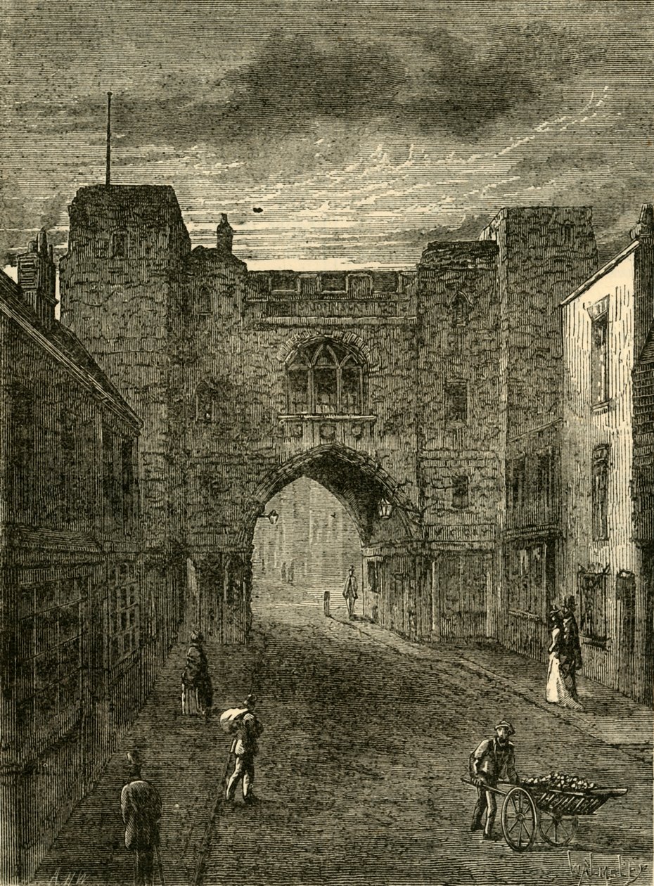 St. Johns Gate, Clerkenwell, c1872. av Unbekannt