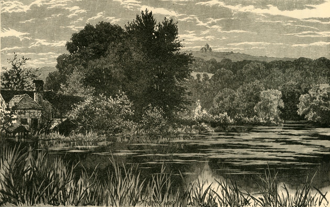St. Marthas. Från Lower Postford Pond, 1898. av Unbekannt