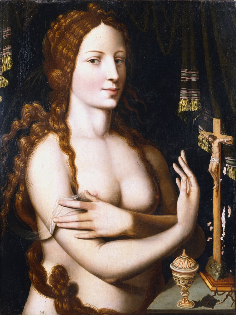 "St Mary Magdalena Repentant" av Unbekannt