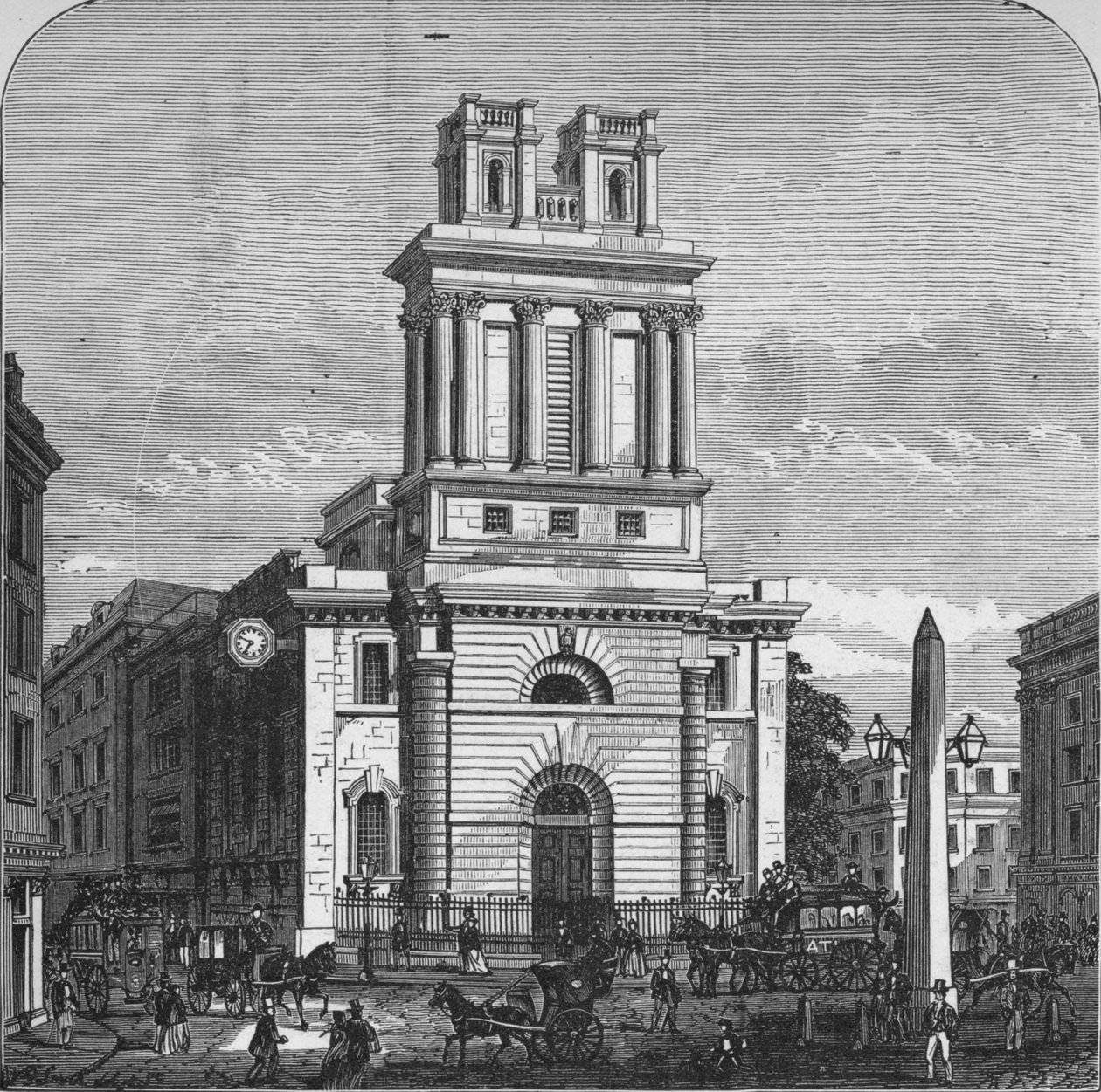 St. Mary Woolnoth, 1890 av Unbekannt