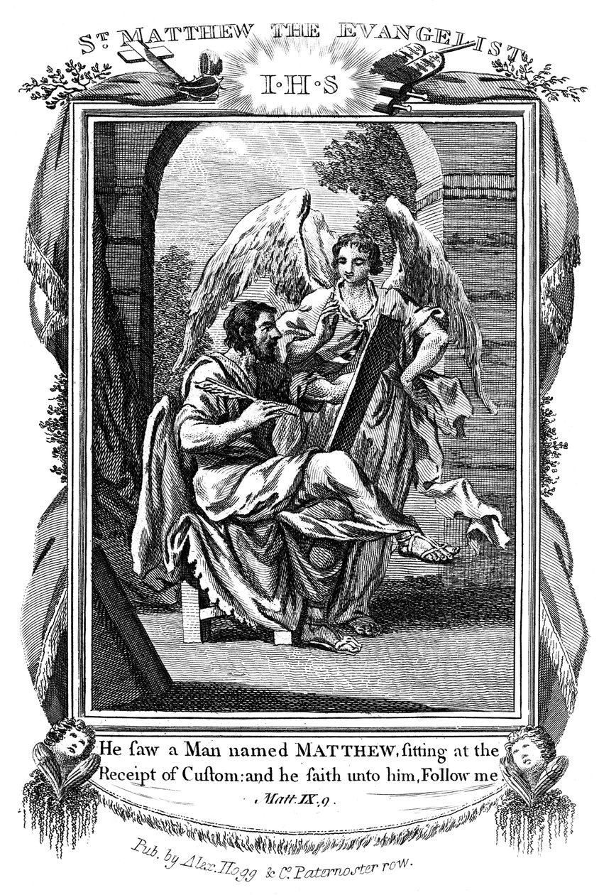 Evangelisten St Matteus, c1808 av Unbekannt