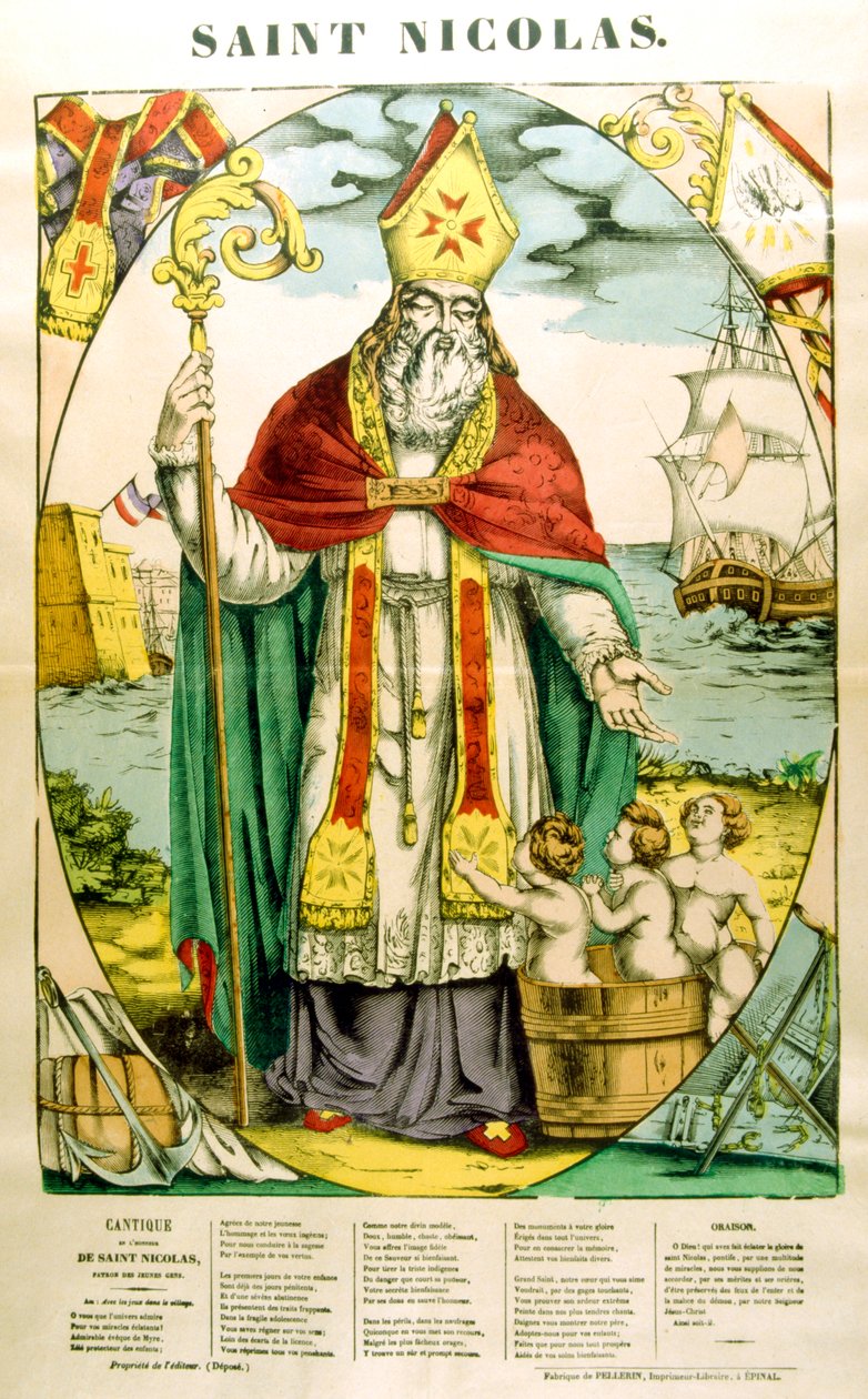 St Nicholas, 1800-talet av Unbekannt