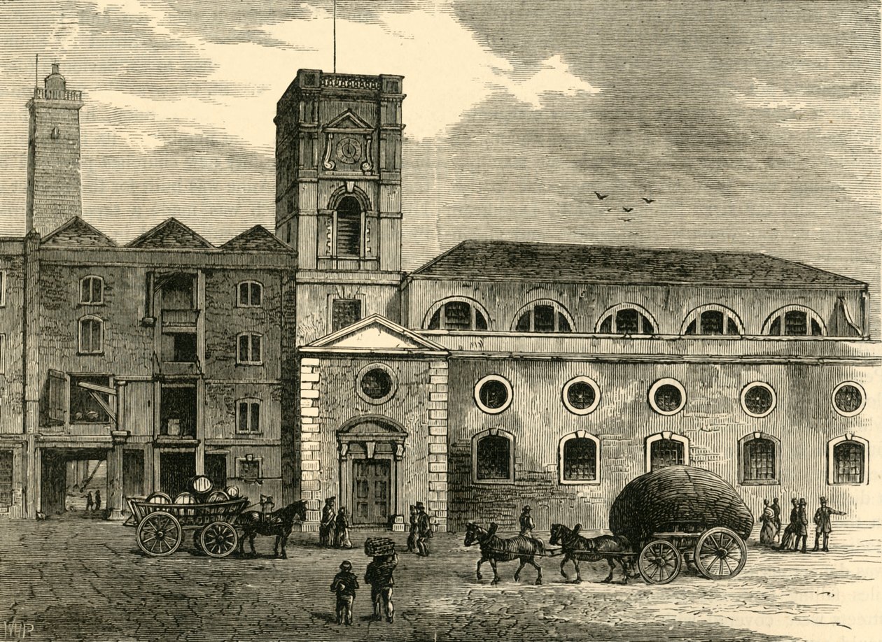 S:t Olaves kyrka, år 1820, c1878. av Unbekannt