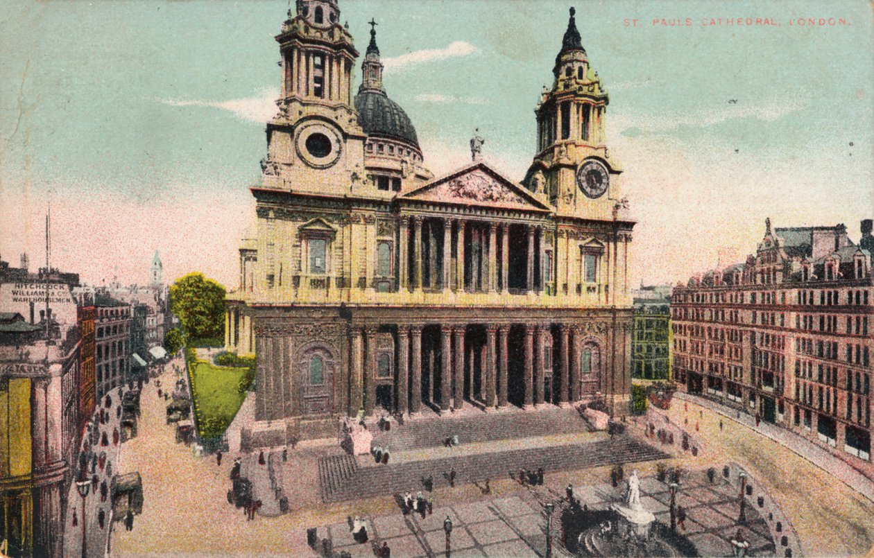 St. Pauls Cathedral, London, c1905 av Unbekannt