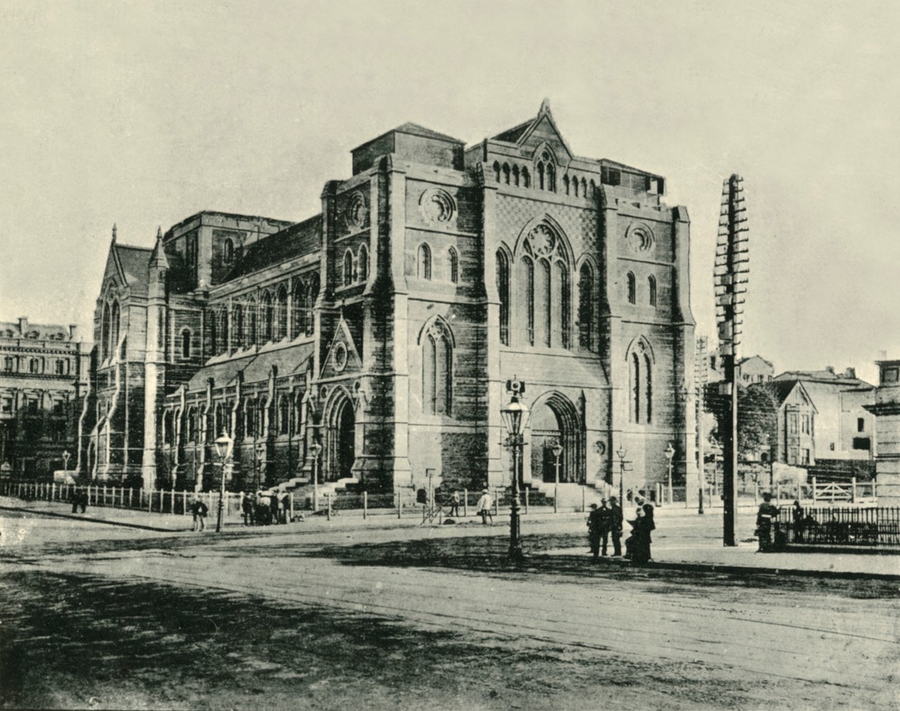 St. Pauls Cathedral, Melbourne, 1901. av Unbekannt