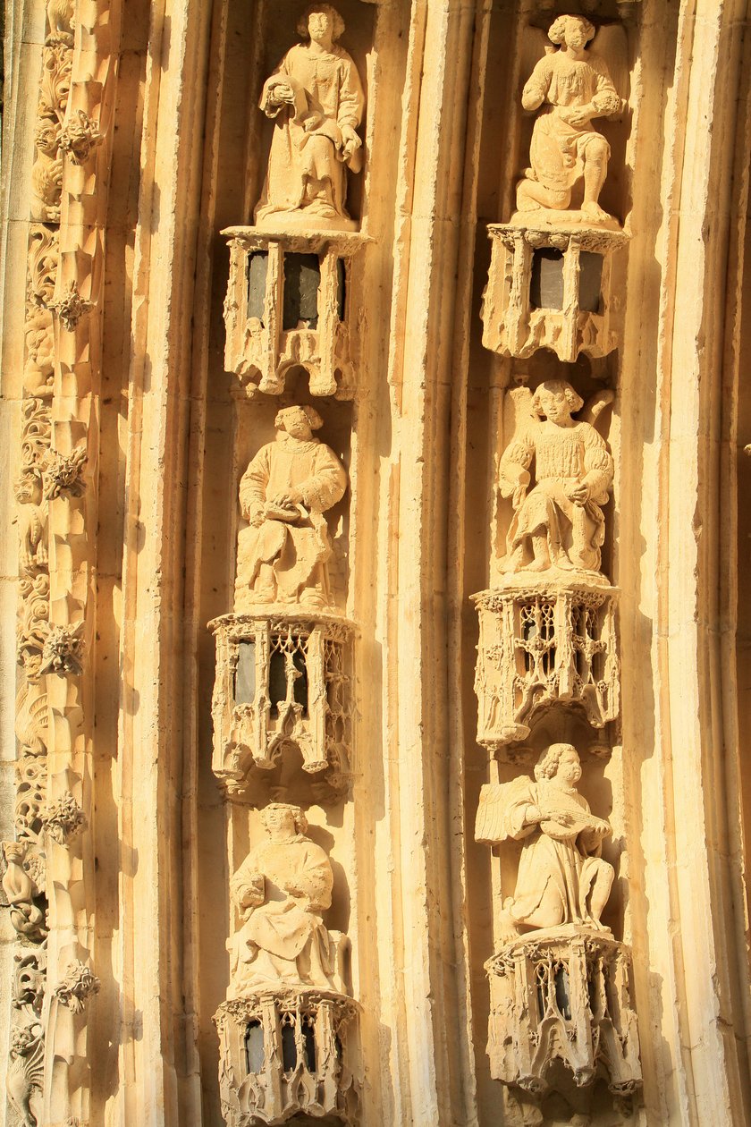 S:t Stefans katedralen archivolt. Detaljer, Bourges, Frankrike av Unbekannt