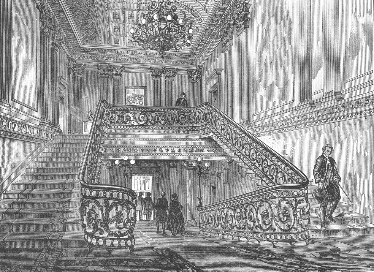 Trappa i Northumberland House, 1897 av Unbekannt