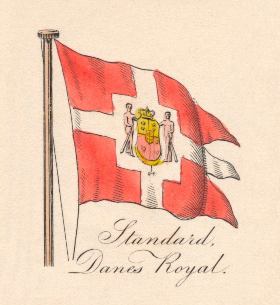 Standard, Danes Royal, 1838 av Unbekannt