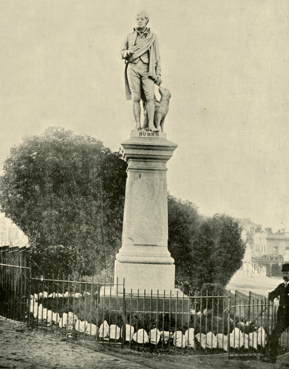 Staty av Robert Burns, Ballarat, 1901. av Unbekannt