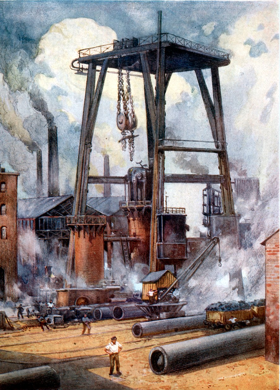 Stålverk c1925 av Unbekannt