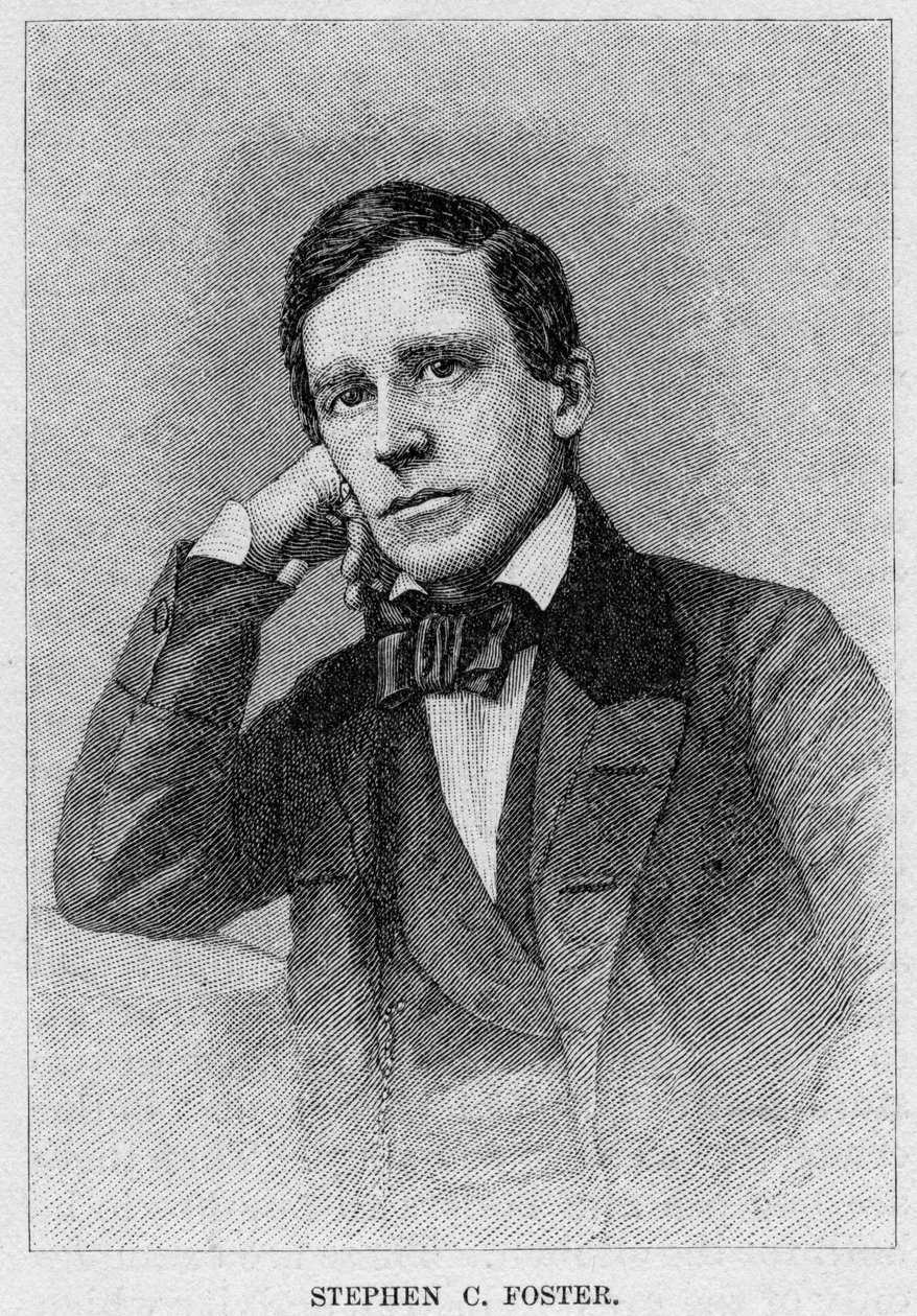 Stephen C Foster, c1800-talet av Unbekannt