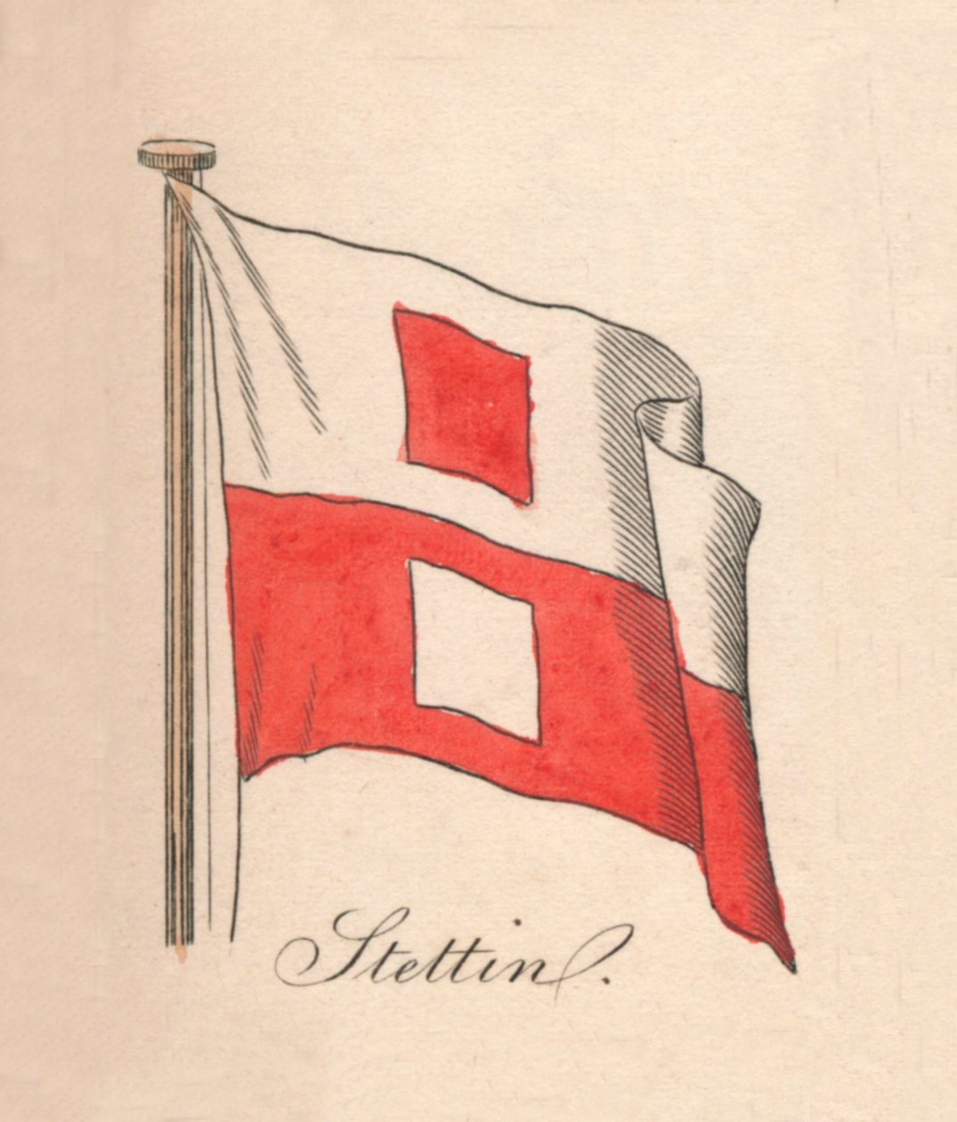 Stettin, 1838 av Unbekannt