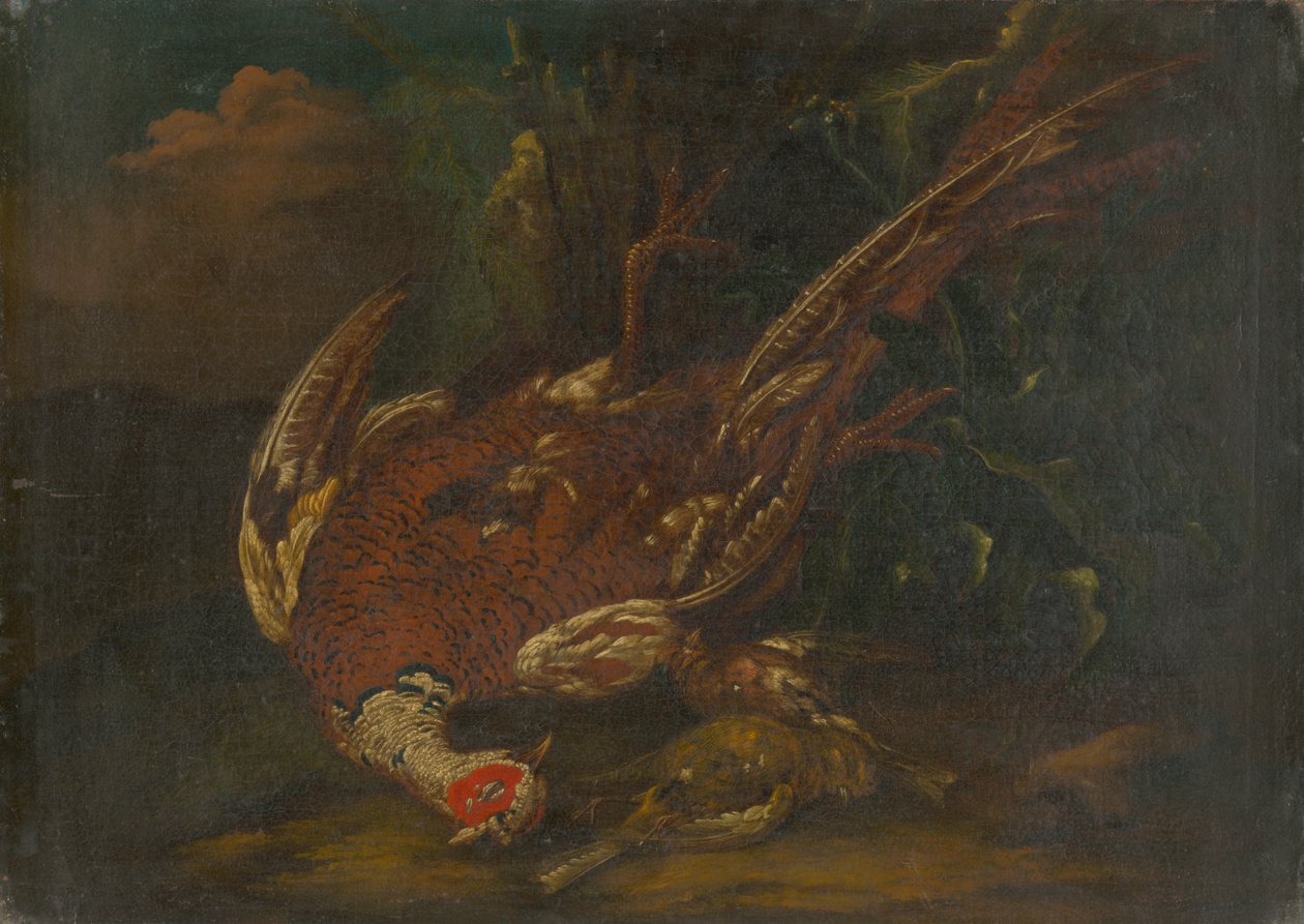 Still Life with Guinea Fowl av Unbekannt