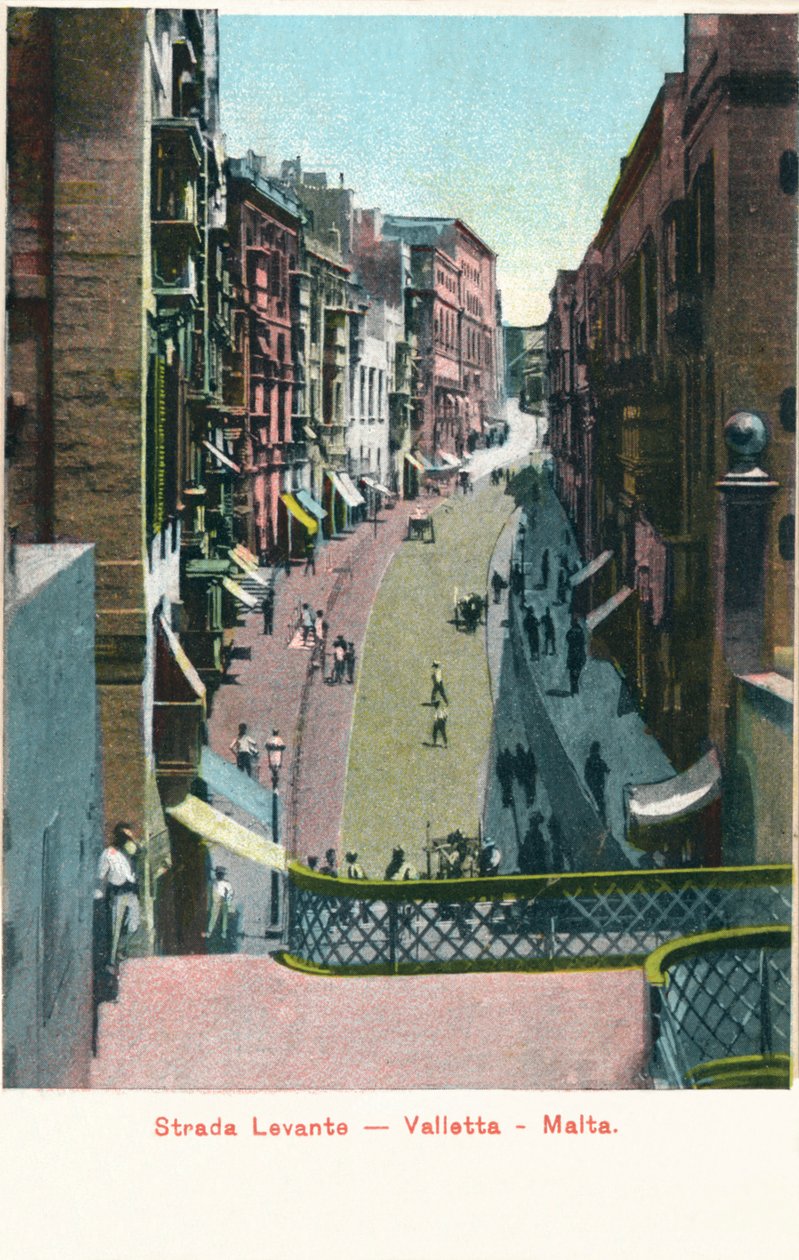 Strada Levante - Valletta - Malta, c1900 av Unbekannt