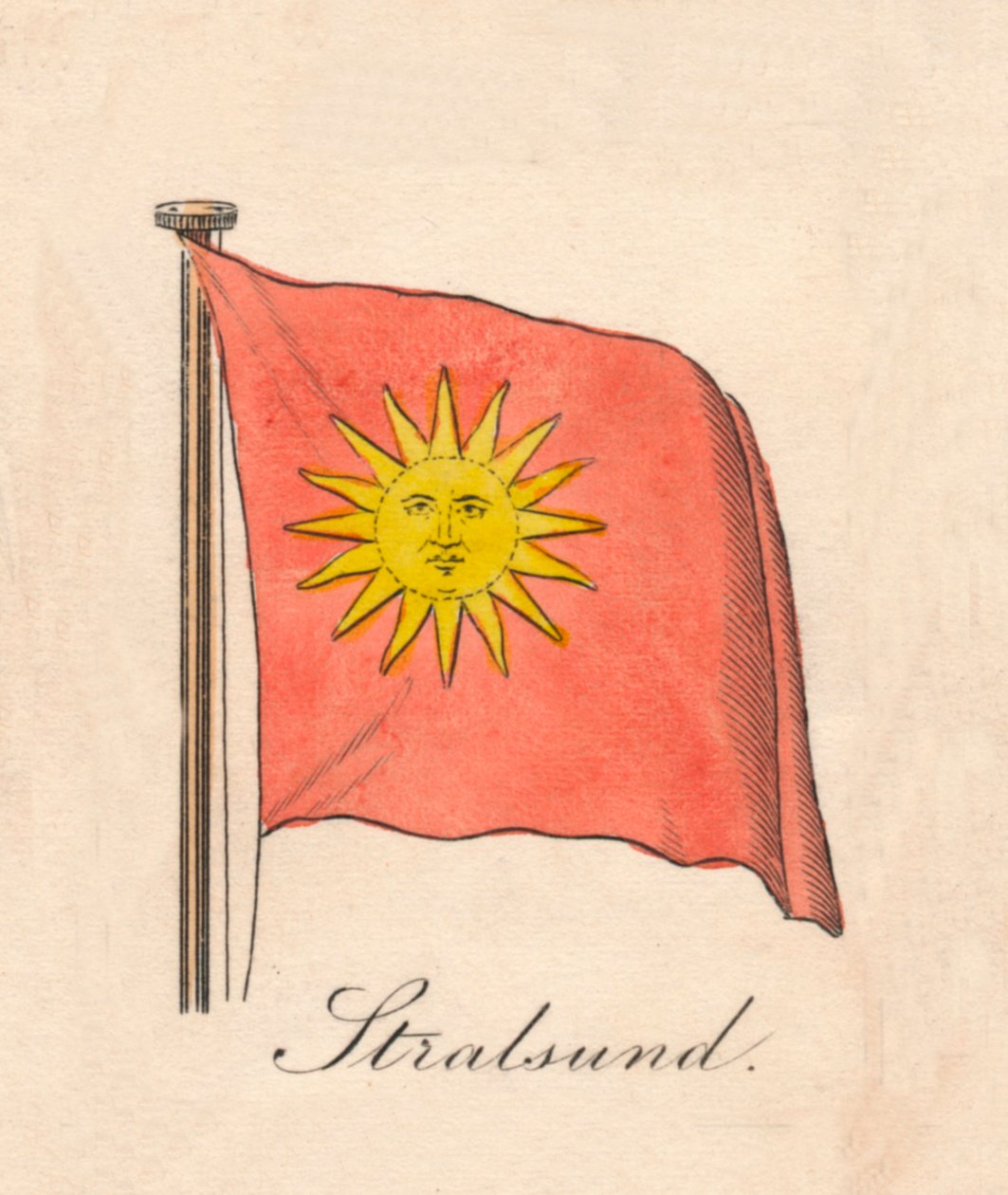 Stralsund, 1838 av Unbekannt