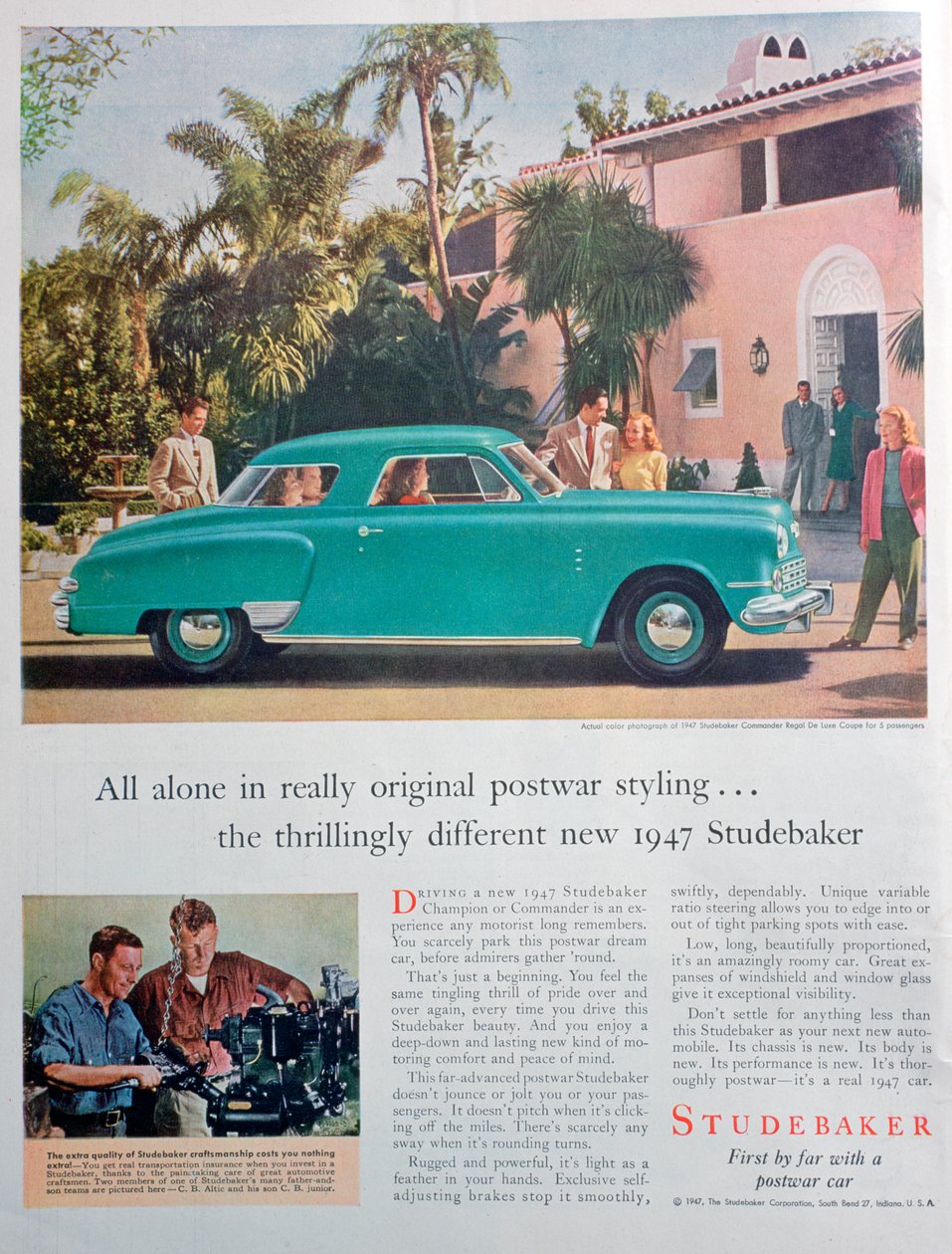 Studebaker bilannons, 1947 av Unbekannt