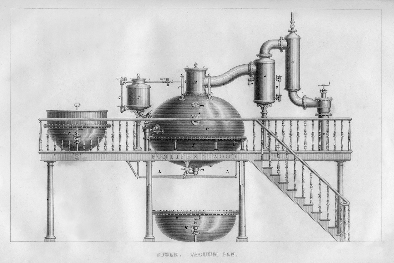 Socker. Vakuumpanna, 1866 av Unbekannt