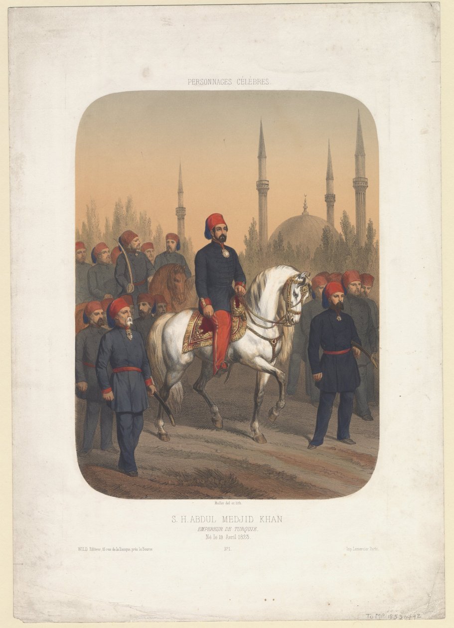 Sultan Abdulmecid I 1823-1861, 1845 av Unbekannt