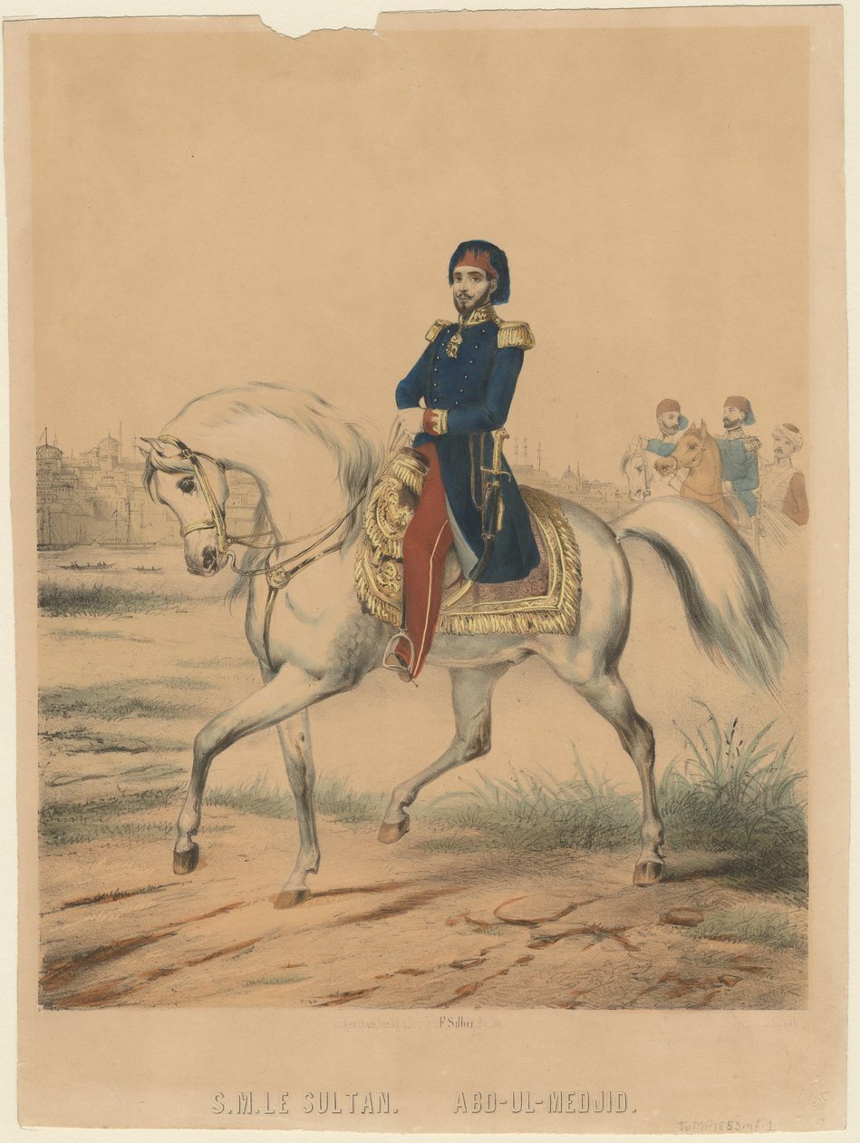 Sultan Abdulmecid I 1823-1861, 1853 av Unbekannt