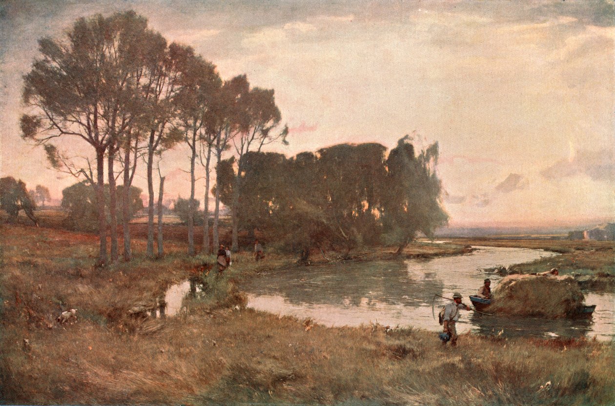 Sommarafton, 1895, c1902. av Unbekannt