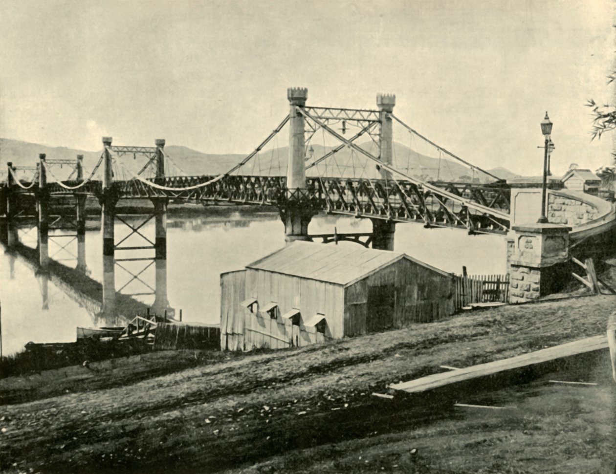 Hängbro, över Fitzroy, 1901. av Unbekannt