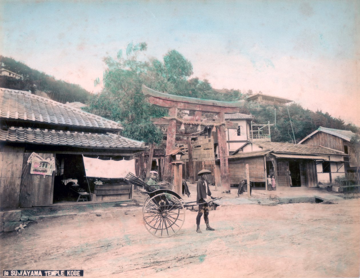 Suwayama-templet, Kobe, Japan av Unbekannt