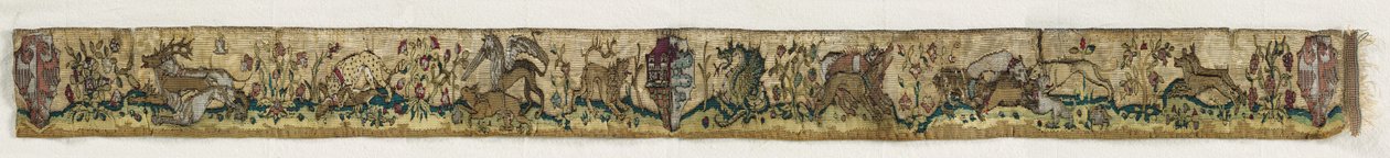 Tapestry Border, 1400-1450. av Unbekannt