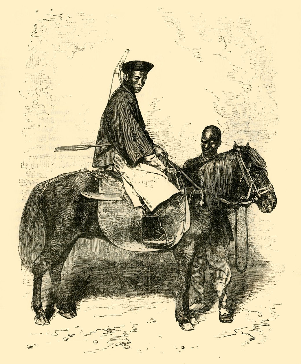 Tartarhästsoldat, 1890. av Unbekannt