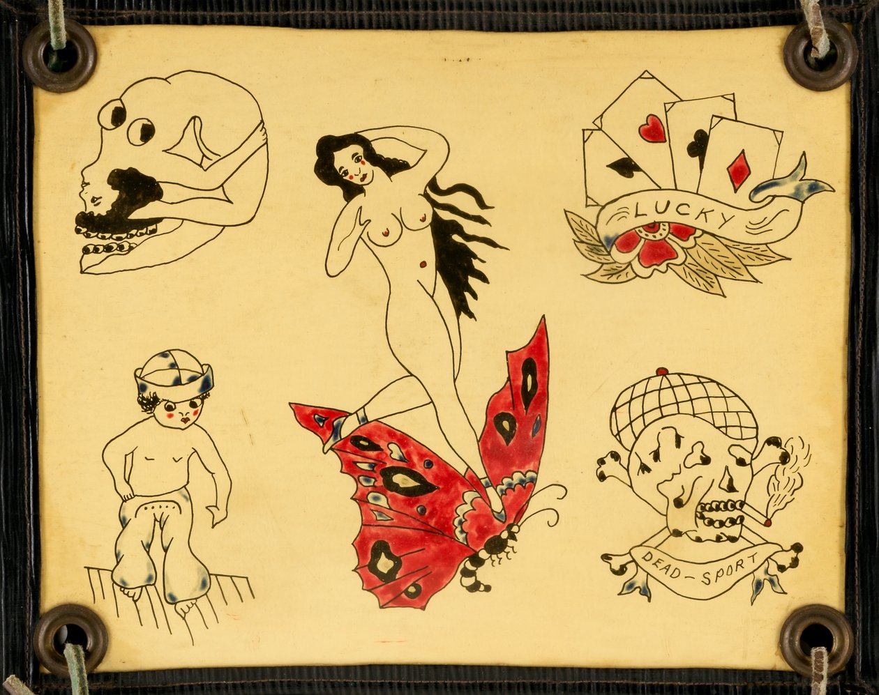 Tattoo Flash, 1900-talet. av Unbekannt