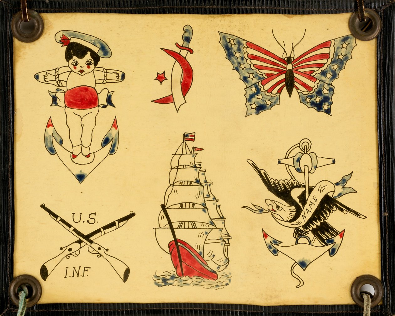 Tatueringsblixt, 1900-talet. av Unbekannt
