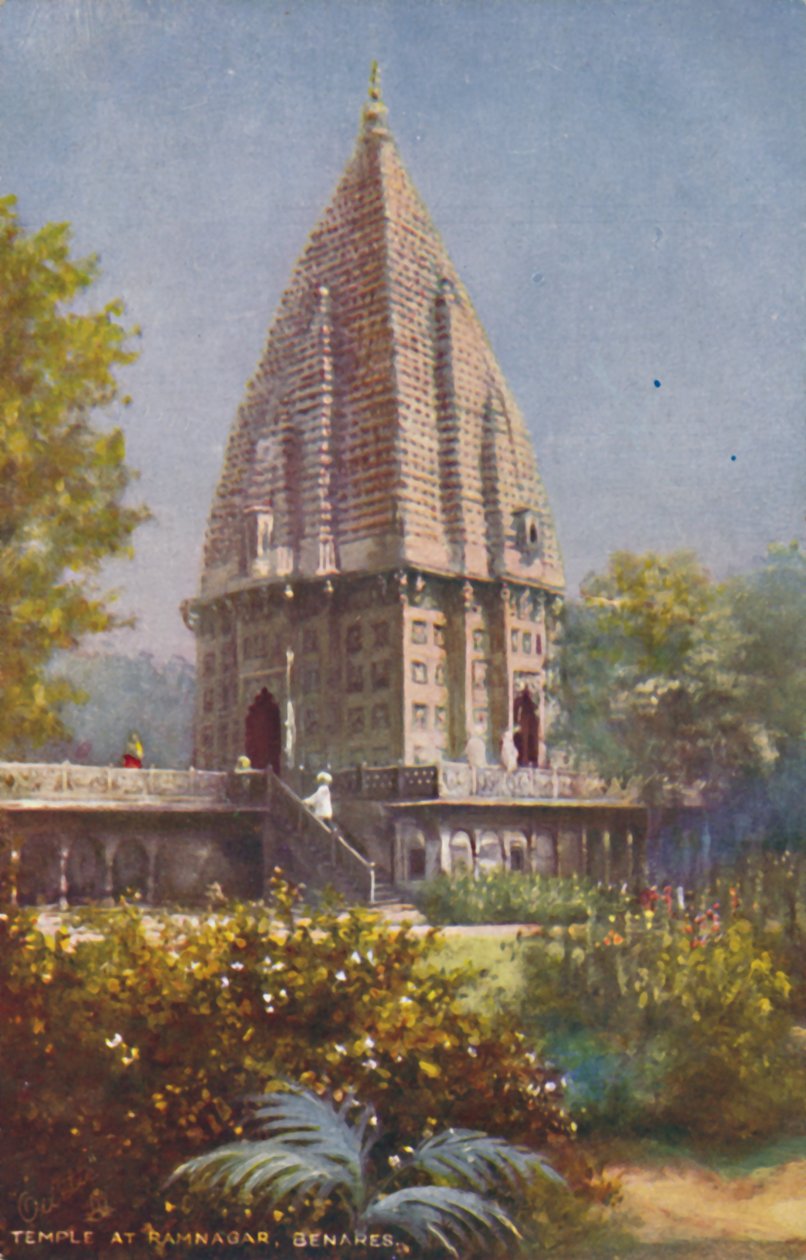 Templet i Ramnagar, Benares, . av Unbekannt