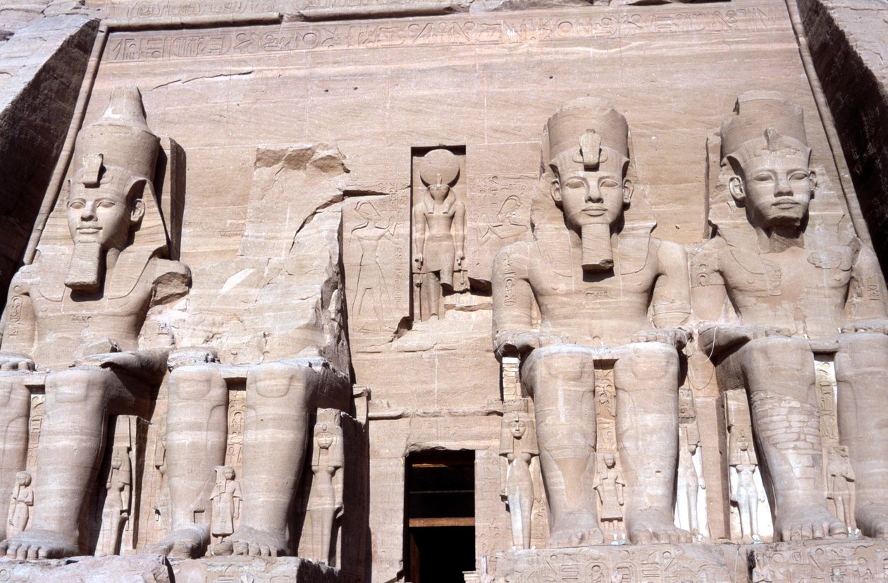 Abu Simbels tempel, Egypten, 1200-talet f.Kr av Unbekannt