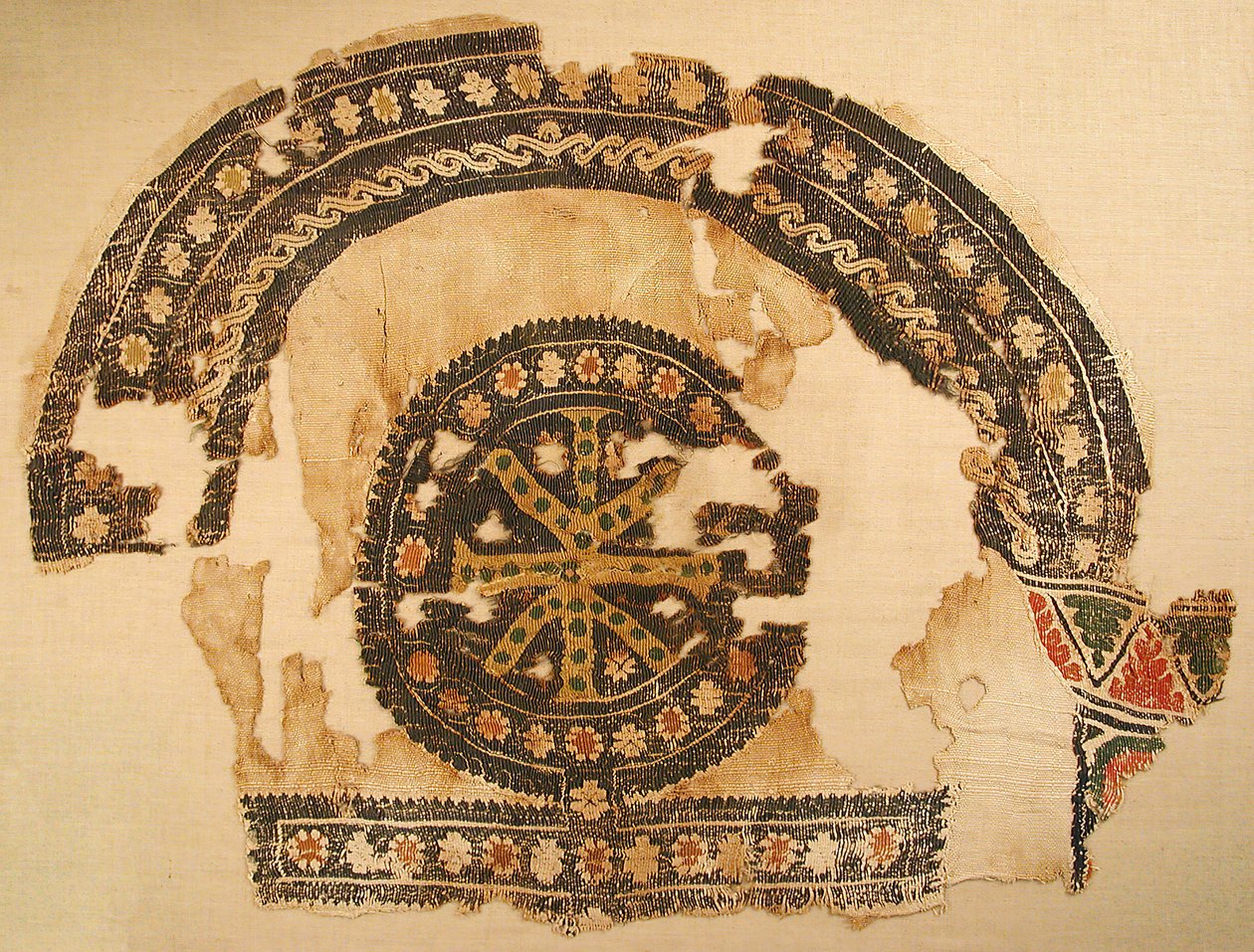 Textilfragment, bysantinskt, 500-600-tal. av Unbekannt