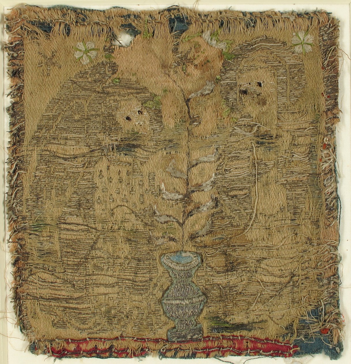 Textil med brokad, italiensk, 1400-tal. av Unbekannt