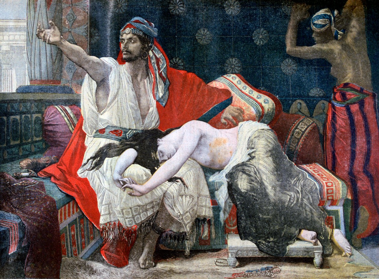 Thamar och Absalon, 1893 av Unbekannt