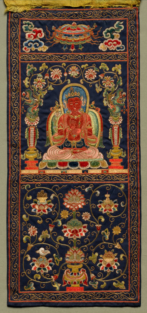 Thangka med den sjunde Bodhisattvan, 1368 - 1424. av Unbekannt