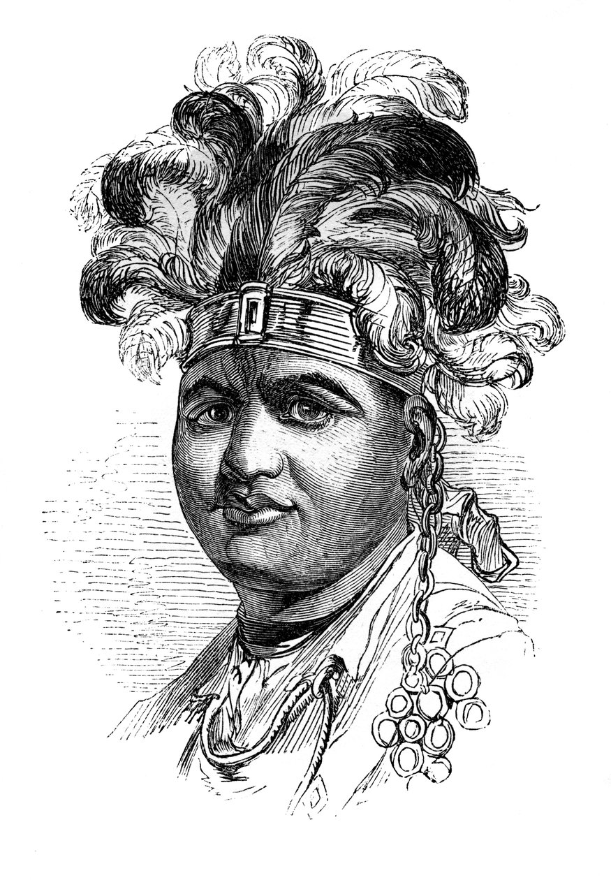 Thayendanegea, en Mohawk-hövding, 1848 av Unbekannt